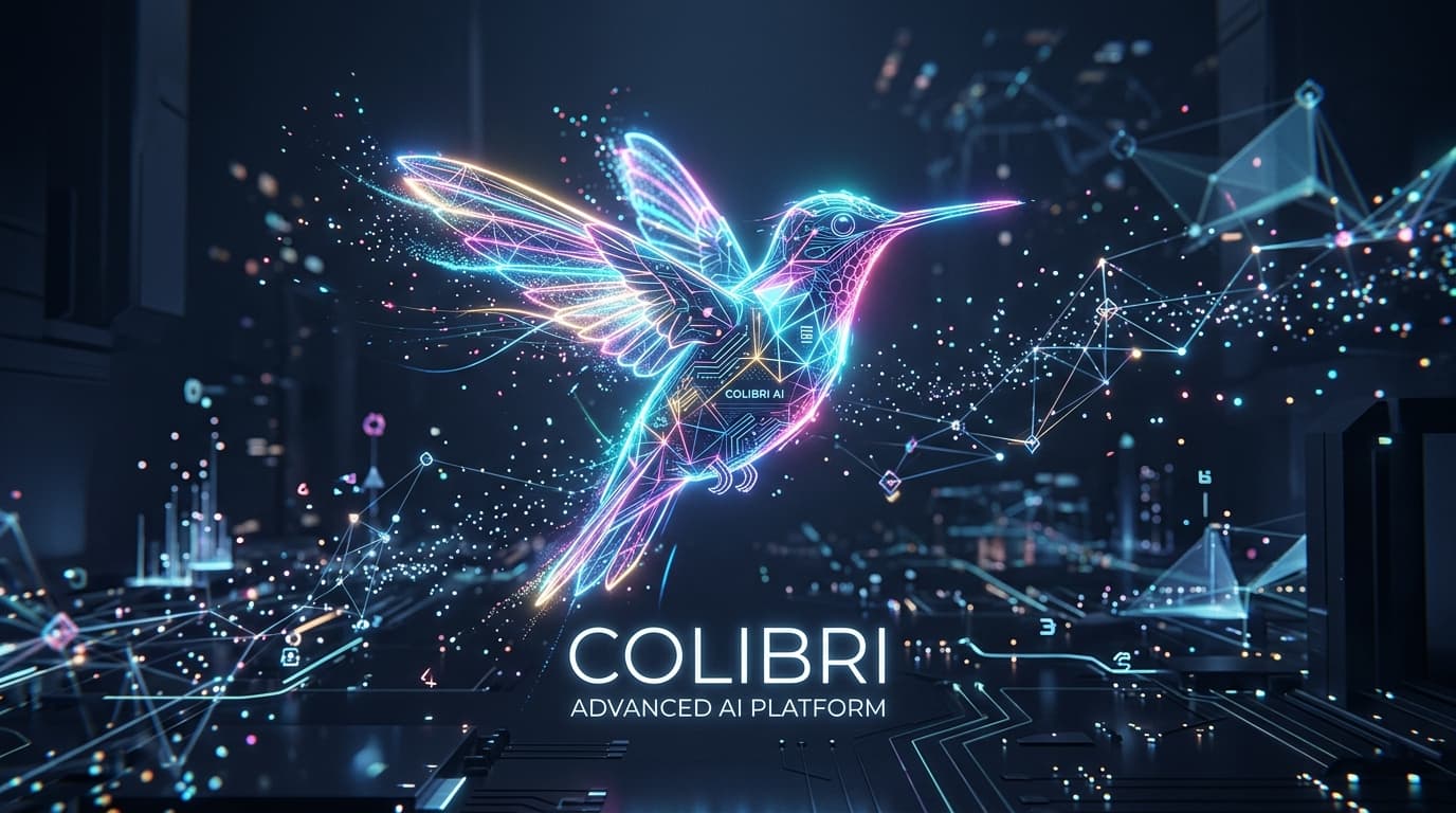 Abstract background representing AI and technology